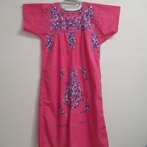 Embroidered Mexican Huipil